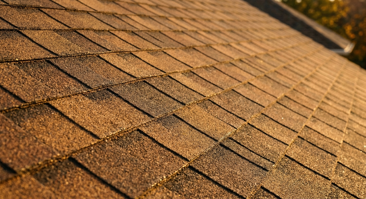 Architectural shingle, warm oak